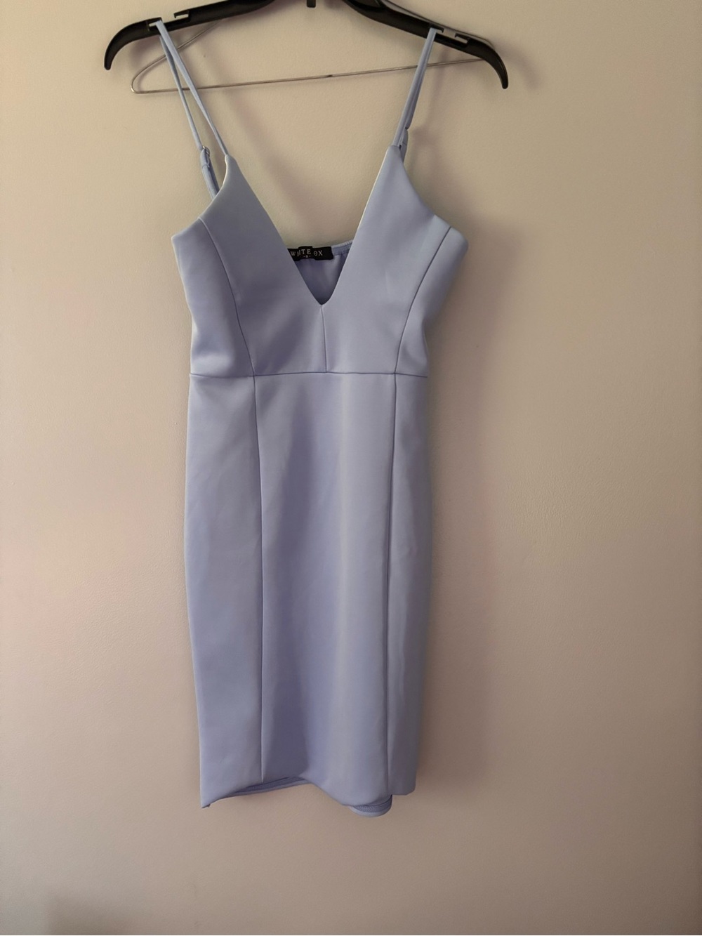 White Fox Dress Small. Lilac Color. Adjustable straps. Pullover.